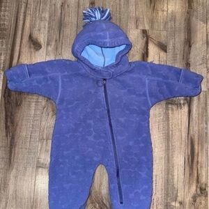 REI floral fleece bunting 3 months (P-110)